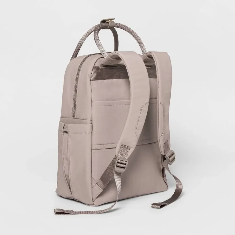 OPEN STORY NWOT commuter backpack -taupe - Picture 2 of 6